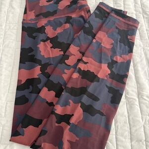 lululemon athletica Men's Red and Black Camouflage Joggers